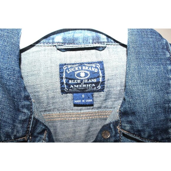 Lucky Brand pixie denim jacket small - Picture 4 of 4